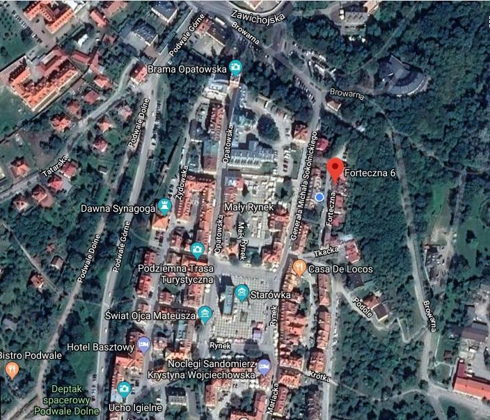 Апартаменти Zielone Wzgorze Na Starowce Сандомир Екстер'єр фото
